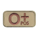 Rothco O Positive Blood Type Morale Patch. Item
