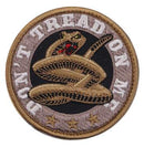 Rothco Don't Tread On Me Round Morale Patch. Item