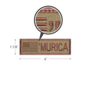 Rothco "Murica" Flag Patch. Item