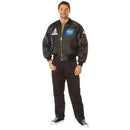 Rothco NASA MA-1 Flight Jacket - Black. Item