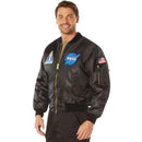 Rothco NASA MA-1 Flight Jacket - Black. Item