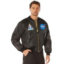 Rothco NASA MA-1 Flight Jacket - Black. Item