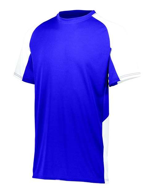 Augusta Sportswear Youth Cutter Jersey 1518 - Purple/ White