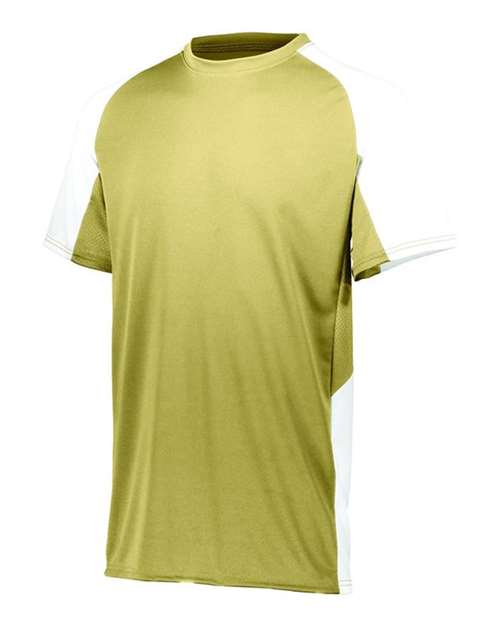 Augusta Sportswear Youth Cutter Jersey 1518 - Vegas Gold/ White