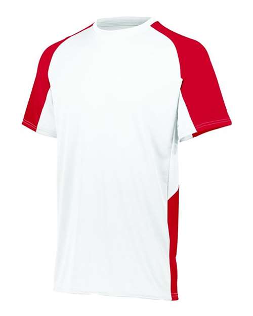 Augusta Sportswear Youth Cutter Jersey 1518 - White/ Red