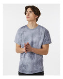 Dyenomite Crystal Tie-Dyed T-Shirt 200CR - Silver