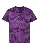 Dyenomite Crystal Tie-Dyed T-Shirt 200CR - Purple