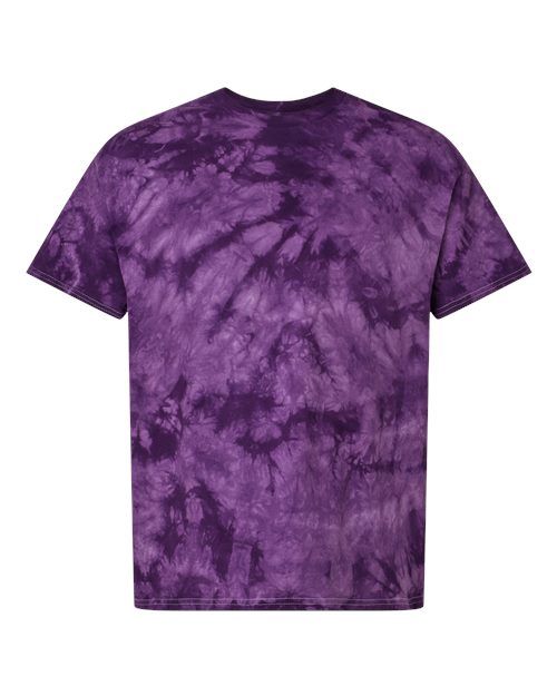 Dyenomite Crystal Tie-Dyed T-Shirt 200CR - Purple