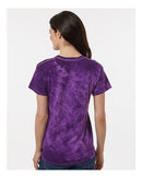 Dyenomite Crystal Tie-Dyed T-Shirt 200CR - Purple