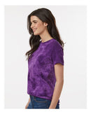 Dyenomite Crystal Tie-Dyed T-Shirt 200CR - Purple