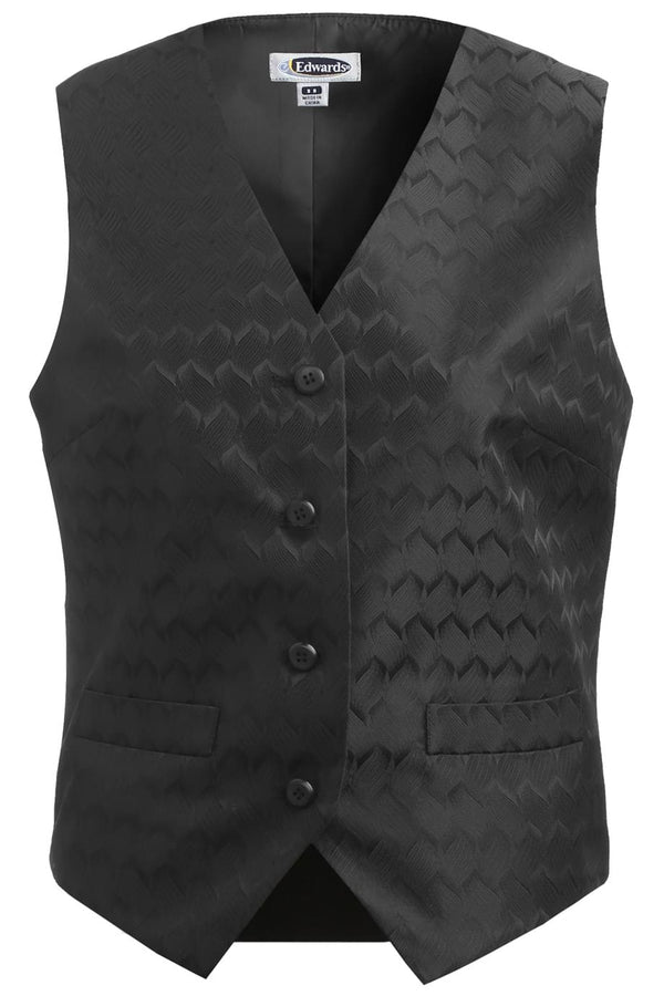 Edwards Ladies Swirl Brocade Vest [#7391].  Live Chat for Bulk Discounts