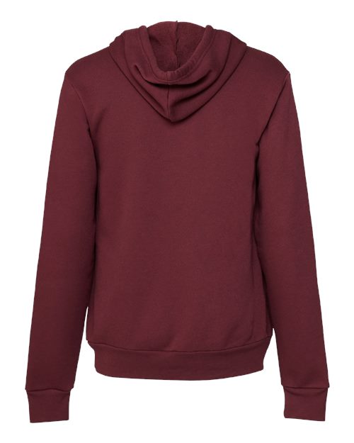 BELLA + CANVAS Sponge Fleece Hoodie 3719 - Maroon