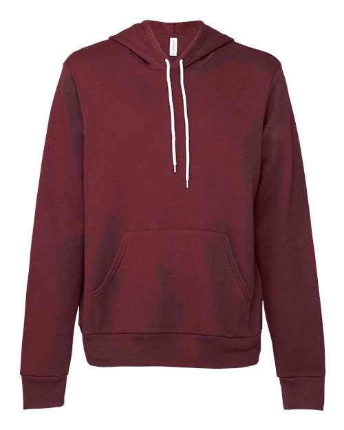 BELLA + CANVAS Sponge Fleece Hoodie 3719 - Maroon