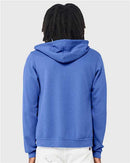 BELLA + CANVAS Sponge Fleece Full-Zip Hoodie 3739 - Heather Columbia Blue