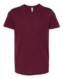 BELLA + CANVAS Youth Jersey Tee 3001Y - Maroon