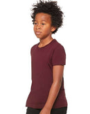 BELLA + CANVAS Youth Jersey Tee 3001Y - Maroon