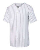 Augusta Sportswear Youth Pinstripe Full Button Baseball Jersey 1686