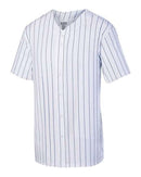 Augusta Sportswear Youth Pinstripe Full Button Baseball Jersey 1686