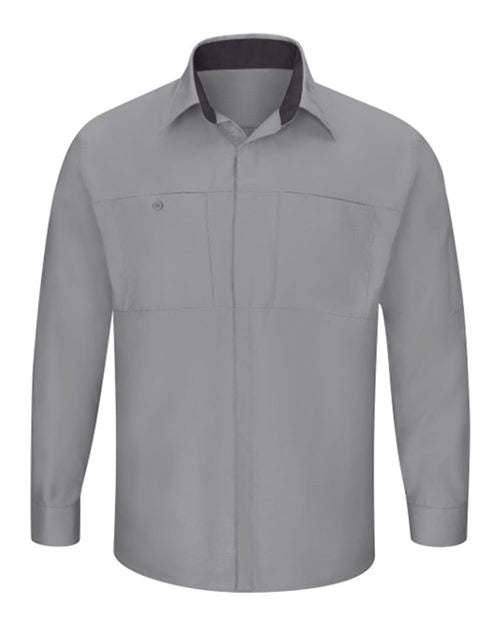 Red Kap Performance Plus Long Sleeve Shirt with OilBlok Technology SY32