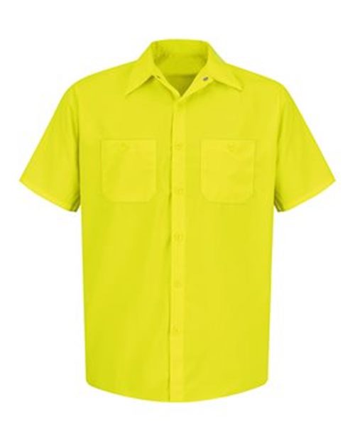 Red Kap Enhanced Visibility Short Sleeve Work Shirt - Tall Sizes SS24T
