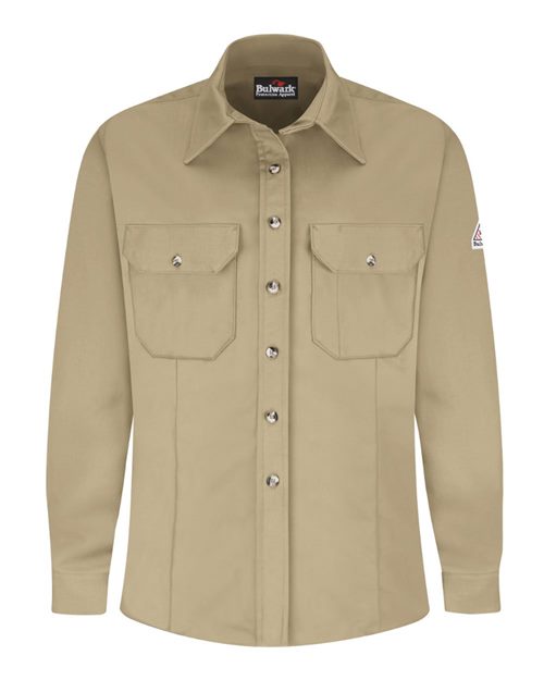 Bulwark Women's Dress Uniform Shirt - EXCEL FR® ComforTouch SLU3