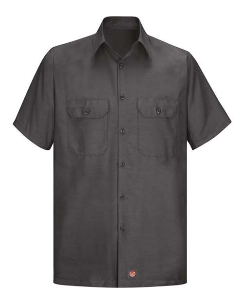 Red Kap Ripstop Short Sleeve Work Shirt - Tall Sizes SY60T