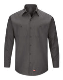 Red Kap Mimix™ Long Sleeve Work Shirt - Tall Sizes SX10T