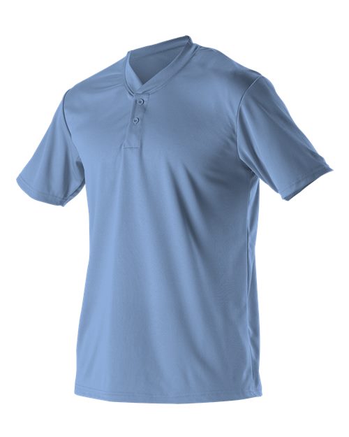 Alleson Athletic Youth Baseball Two Button Henley Jersey 522MMY