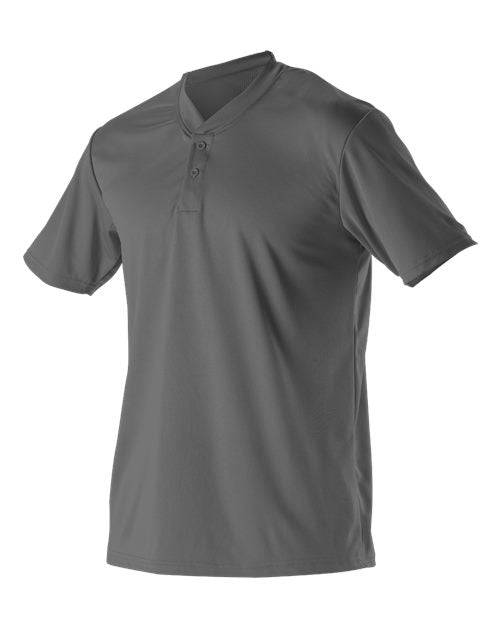 Alleson Athletic Youth Baseball Two Button Henley Jersey 522MMY