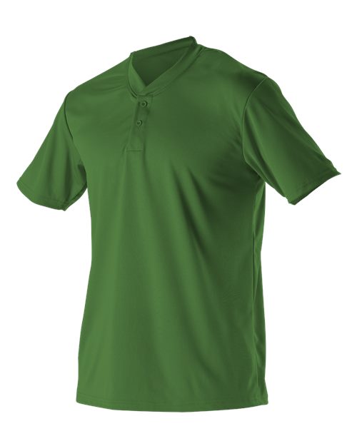 Alleson Athletic Youth Baseball Two Button Henley Jersey 522MMY