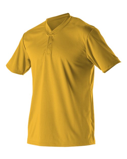 Alleson Athletic Youth Baseball Two Button Henley Jersey 522MMY