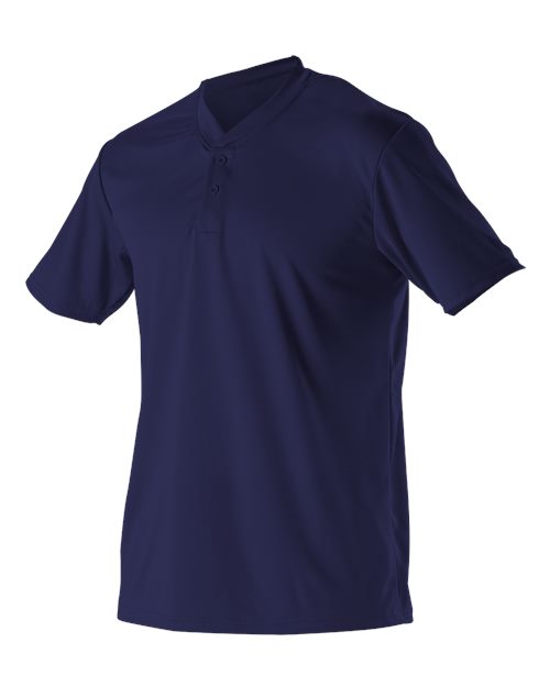 Alleson Athletic Youth Baseball Two Button Henley Jersey 522MMY