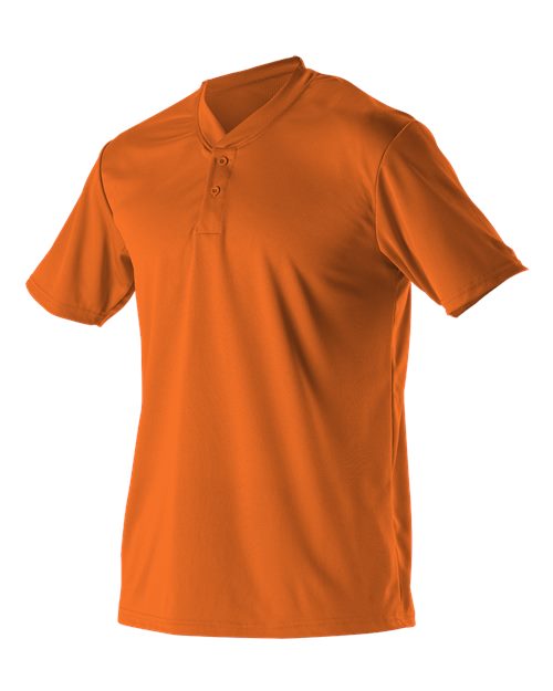 Alleson Athletic Youth Baseball Two Button Henley Jersey 522MMY