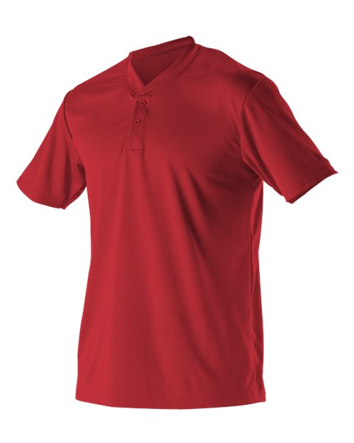 Alleson Athletic Youth Baseball Two Button Henley Jersey 522MMY