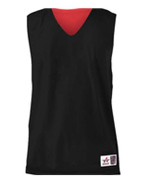 Alleson Athletic Reversible Mesh Tank 560R - Black/ Red
