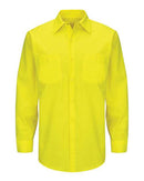 Red Kap Enhanced & Hi-Visibility Long Sleeve Work Shirt SY14