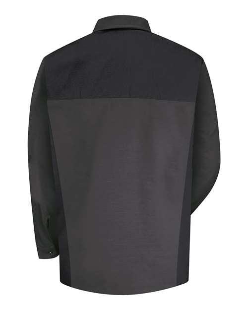 Red Kap Long Sleeve Motorsports Shirt - Tall Sizes SP18T