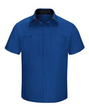 Red Kap Performance Plus Short Sleeve Shirt with Oilblok Technology - Tall Sizes SY42T