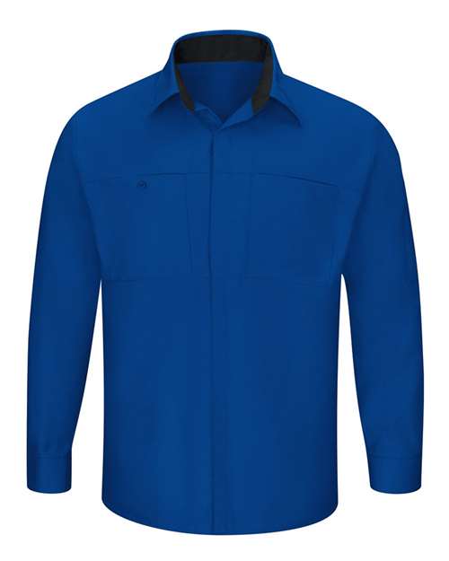 Red Kap Performance Plus Long Sleeve Shirt with OilBlok Technology SY32