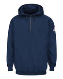Bulwark Pullover Hooded Fleece Sweatshirt Quarter-Zip SEH8