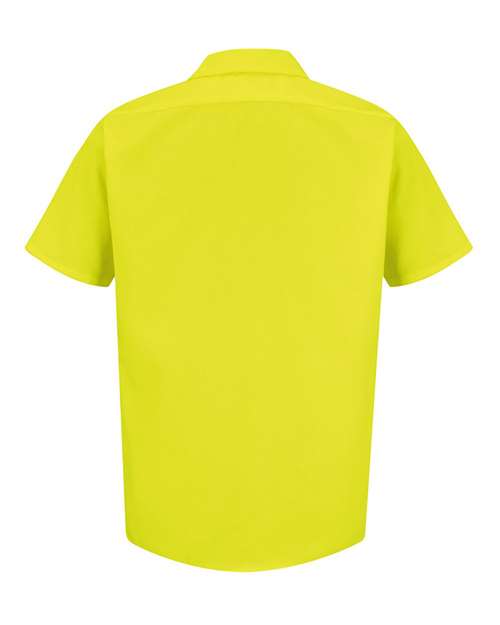 Red Kap Enhanced Visibility Short Sleeve Work Shirt - Tall Sizes SS24T