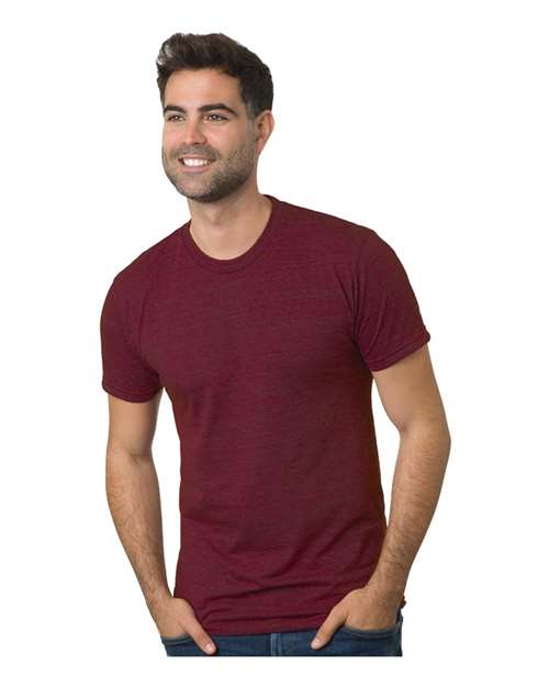 Bayside Triblend T-Shirt 9570 - Tri Cranberry