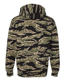 Independent Trading Co. Heavyweight Hooded Sweatshirt IND4000 - Tiger Camo