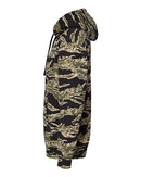Independent Trading Co. Heavyweight Hooded Sweatshirt IND4000 - Tiger Camo