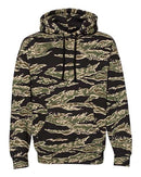 Independent Trading Co. Heavyweight Hooded Sweatshirt IND4000 - Tiger Camo