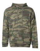 Independent Trading Co. Midweight Hooded Sweatshirt SS4500 - Forest Camo