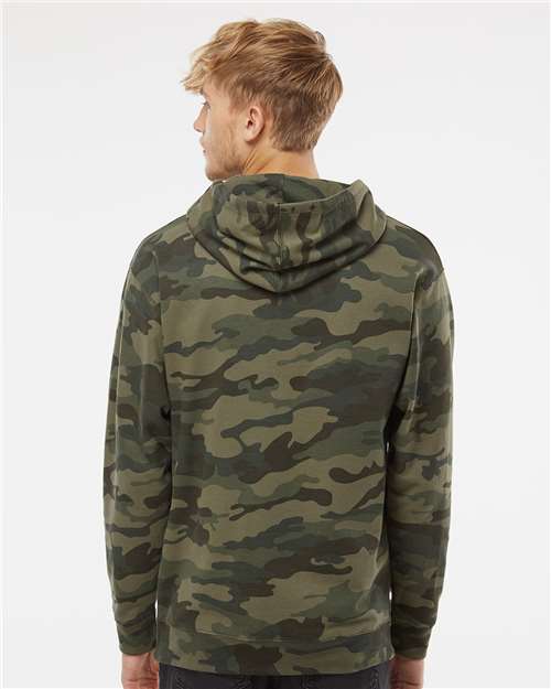 Independent Trading Co. Midweight Hooded Sweatshirt SS4500 - Forest Camo