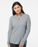 Adidas Women's Lightweight Mélange Quarter-Zip Pullover A476