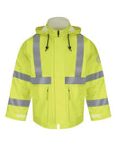 Bulwark Hi-Visibility Flame-Resistant Rain Jacket JXN4