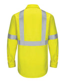 Red Kap Enhanced & Hi-Visibility Long Sleeve Work Shirt SY14